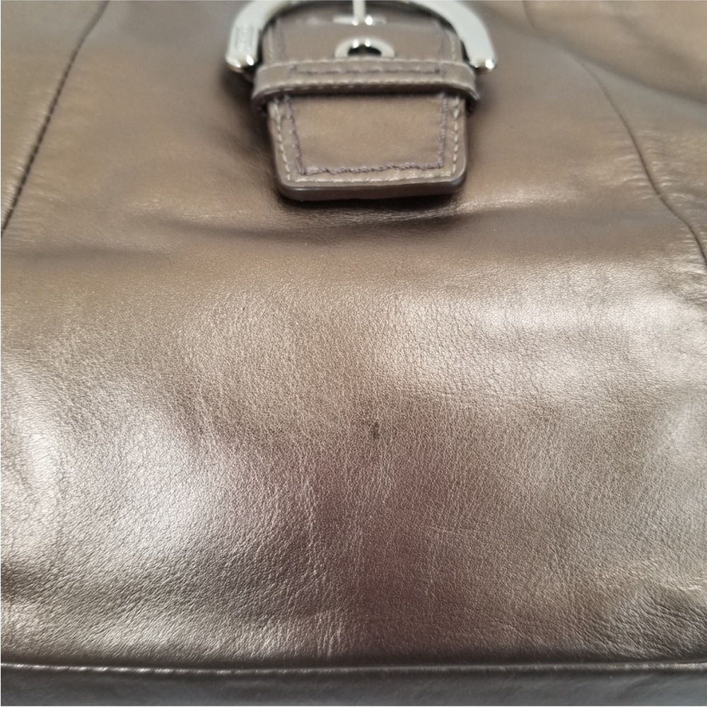Coach SoHo Metallic Bronze Shoulder Bag - Picture 13 of 14